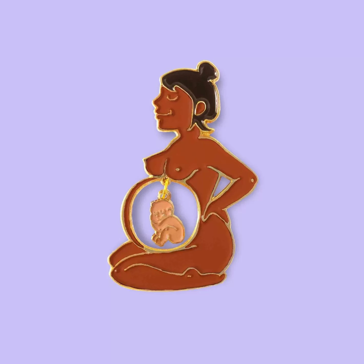 Black Mom & Mixed Baby Pin>Coucou Suzette New