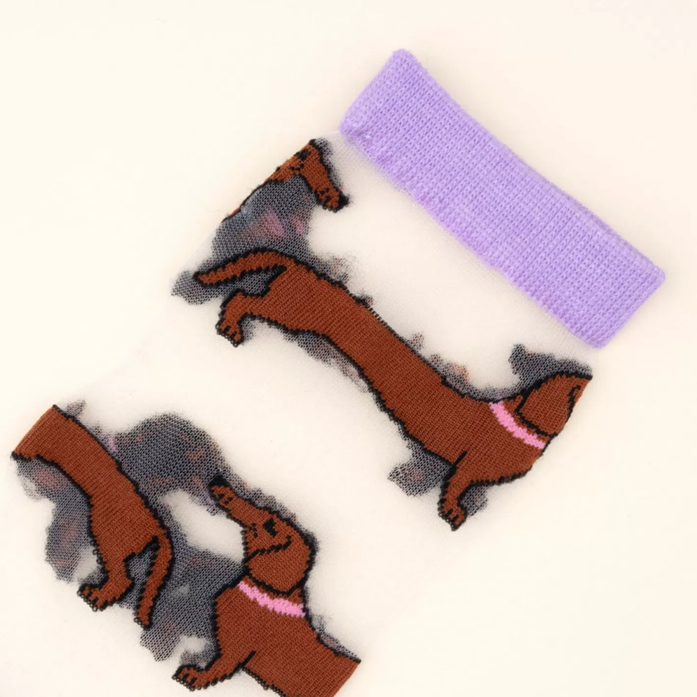 Dachshund Sheer Socks>Coucou Suzette Hot