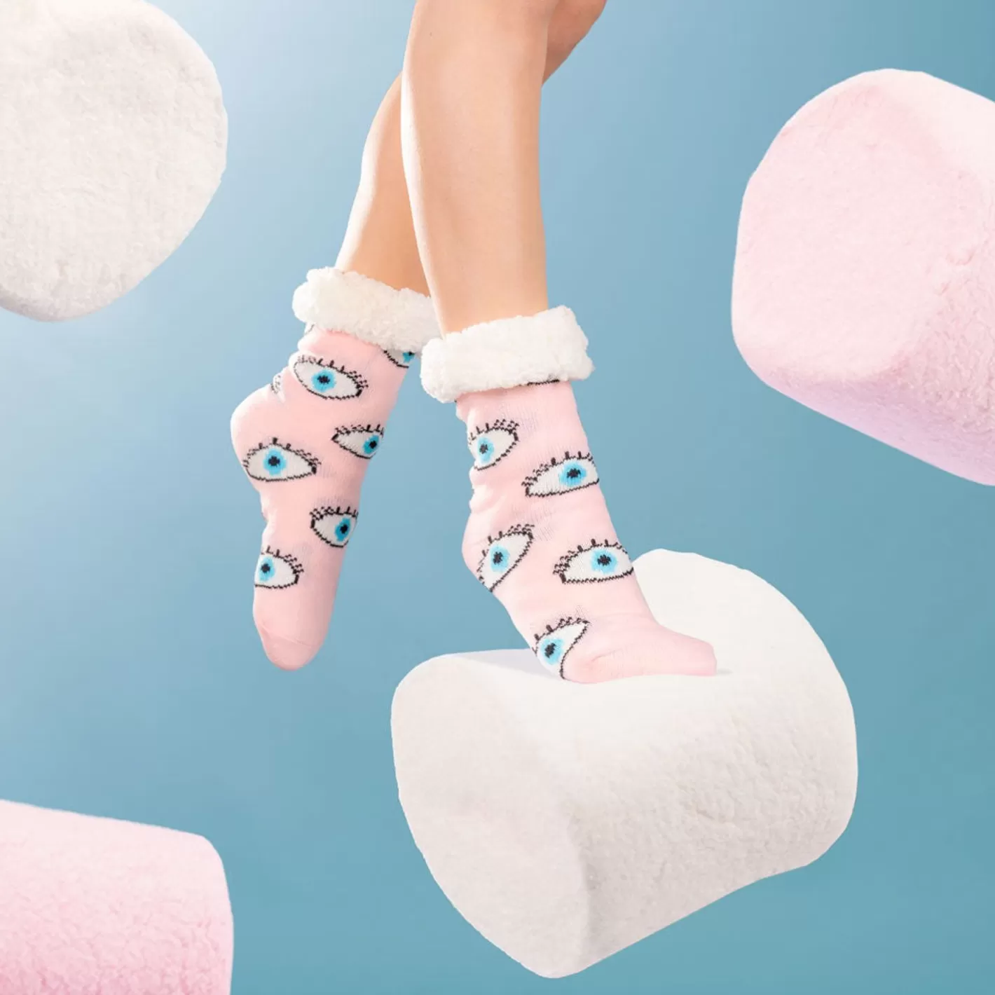 Eye Slipper Socks>Coucou Suzette Discount