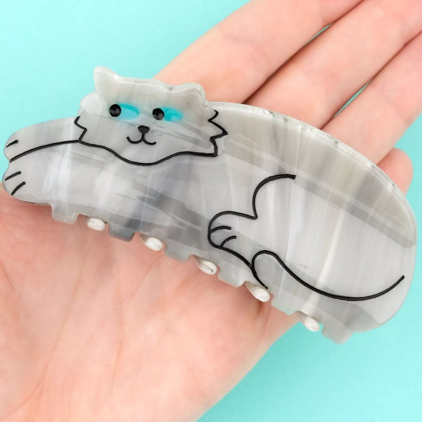 Grey Cat Hair Claw>Coucou Suzette Cheap