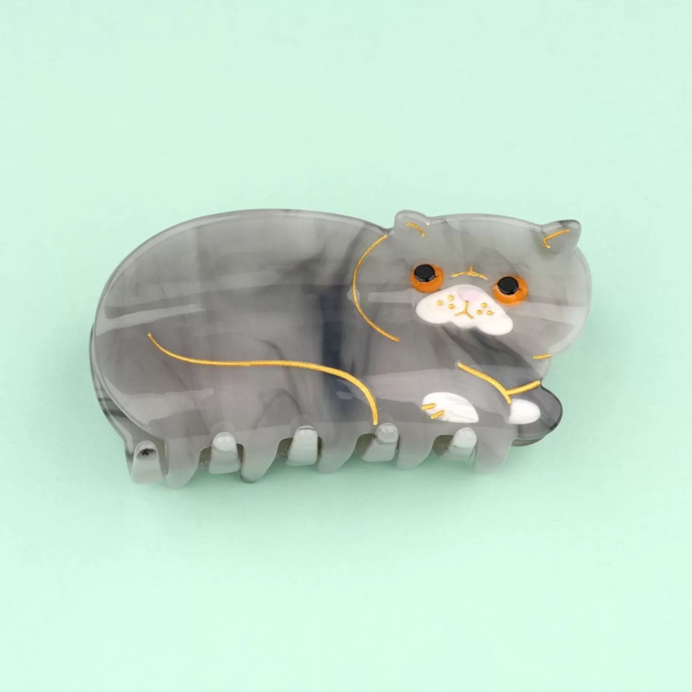 Grey Exotic Shorthair Cat Hair Claw>Coucou Suzette Outlet