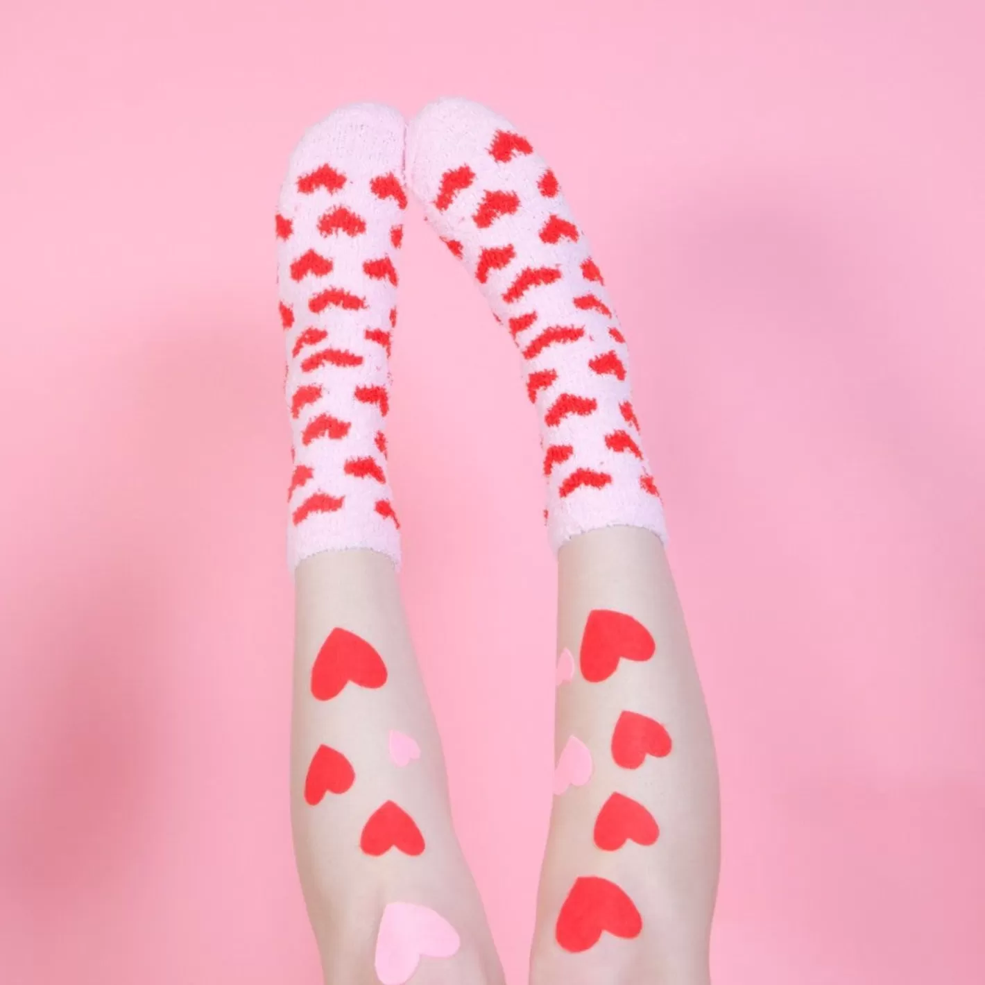 Heart Fuzzy Socks>Coucou Suzette Cheap