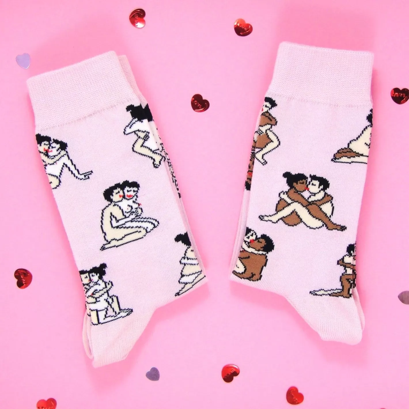 Kamasutra Socks - Straight Lovers - Pink>Coucou Suzette Discount