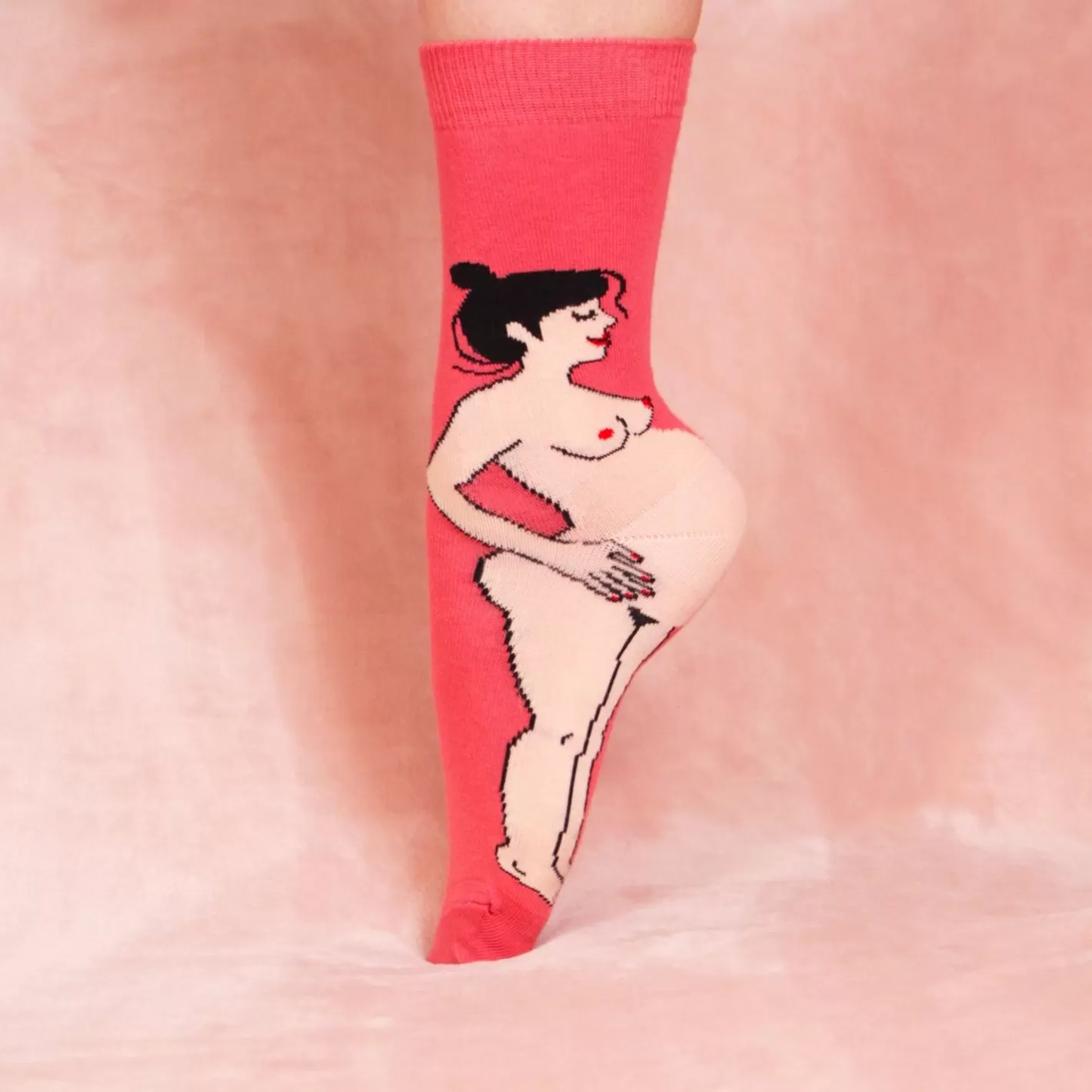 Pregnant Woman Socks - White>Coucou Suzette Cheap