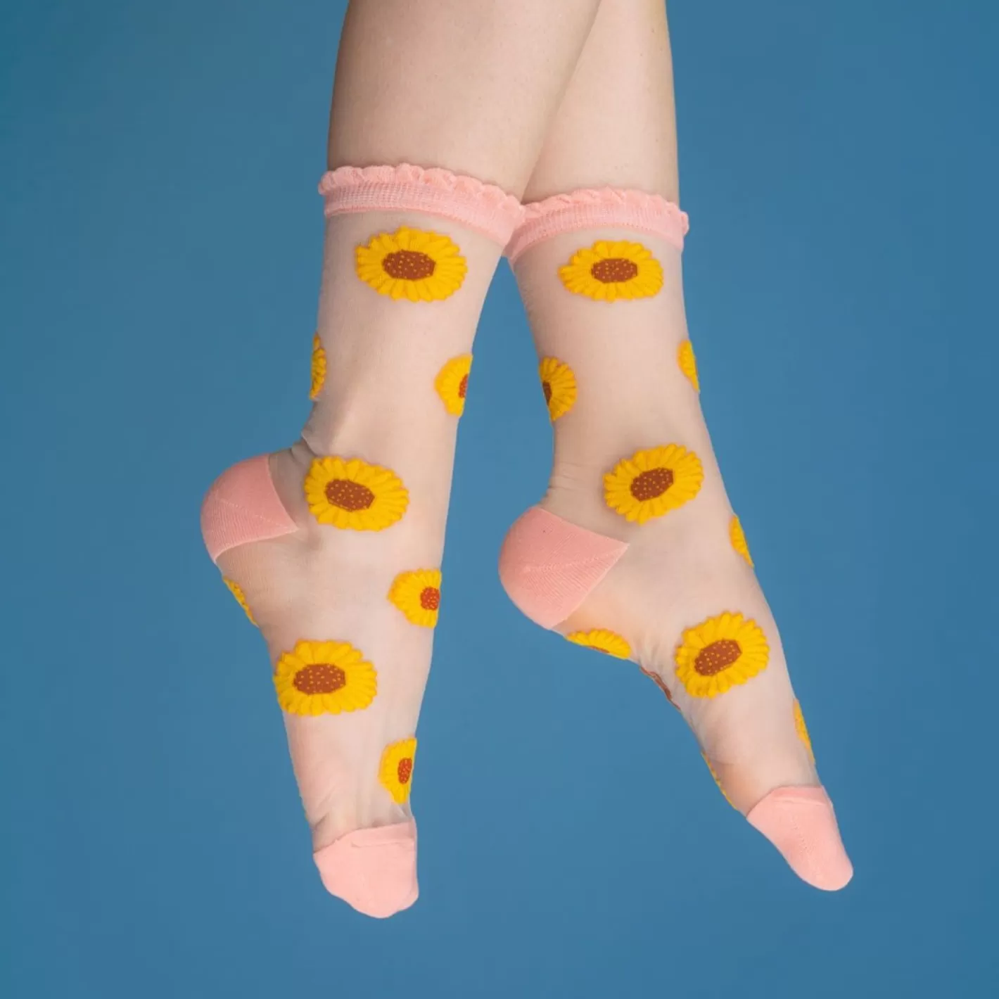 Sunflower Sheer Socks>Coucou Suzette Clearance