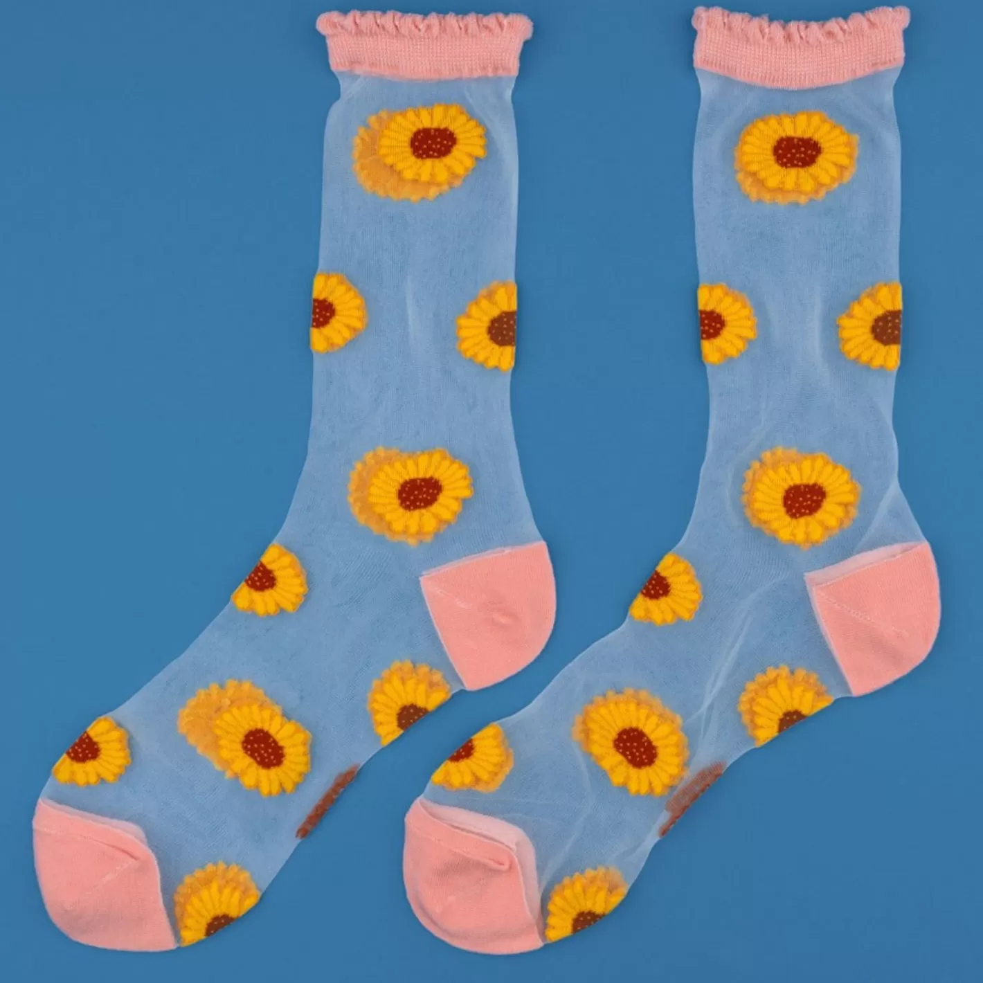 Sunflower Sheer Socks>Coucou Suzette Clearance