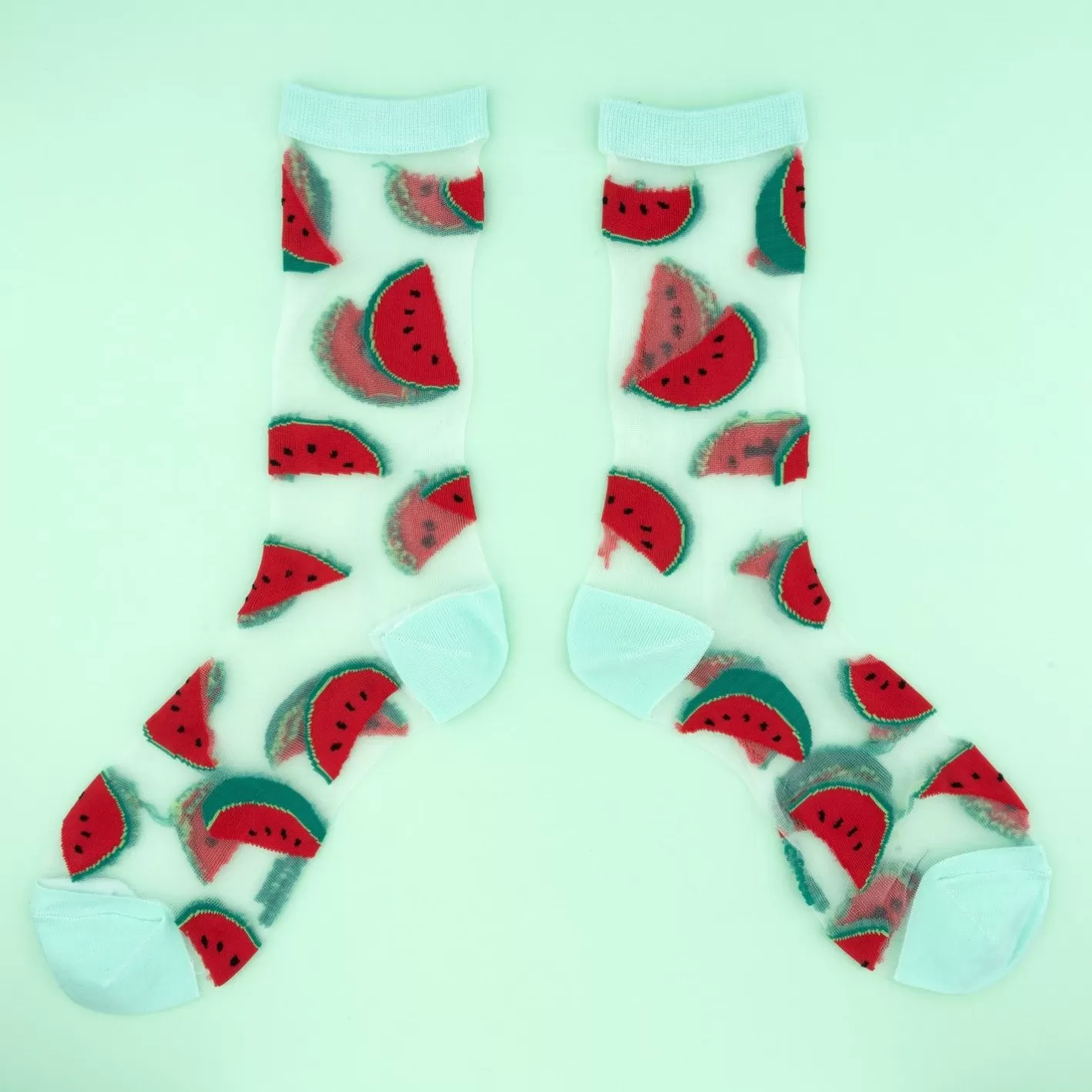 Watermelon Sheer Socks>Coucou Suzette Clearance