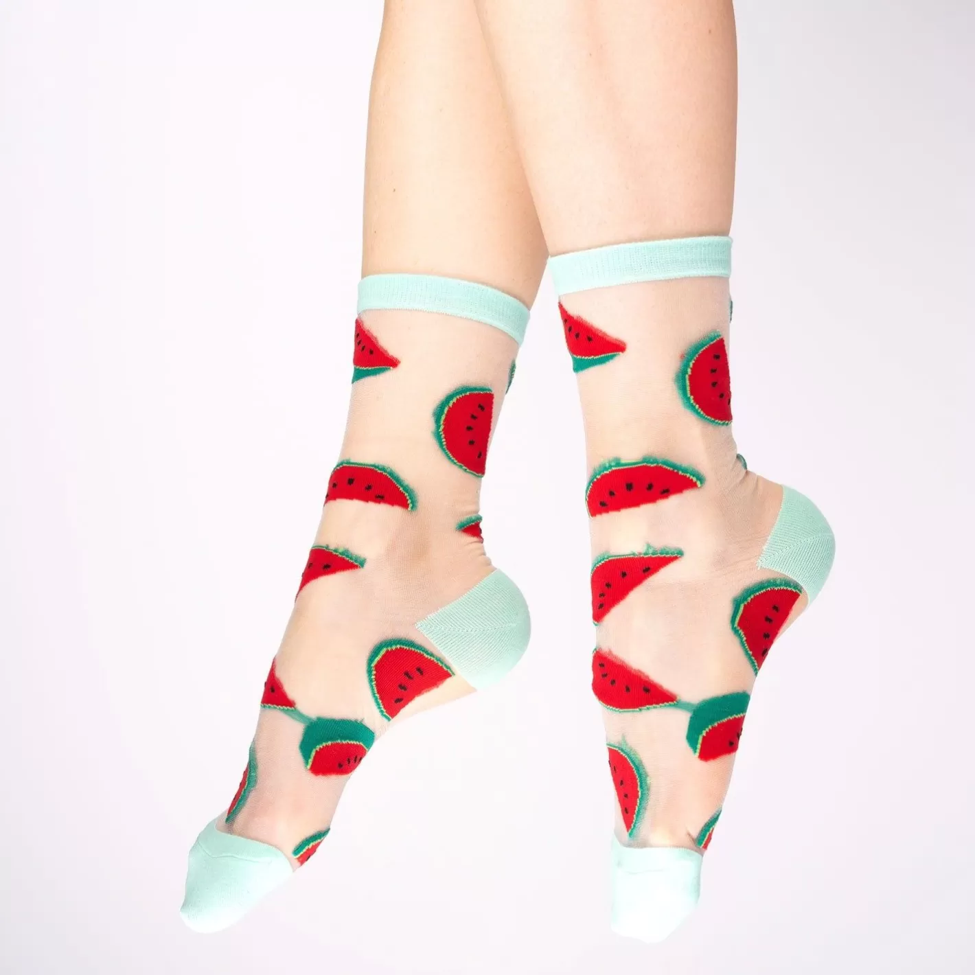 Watermelon Sheer Socks>Coucou Suzette Clearance