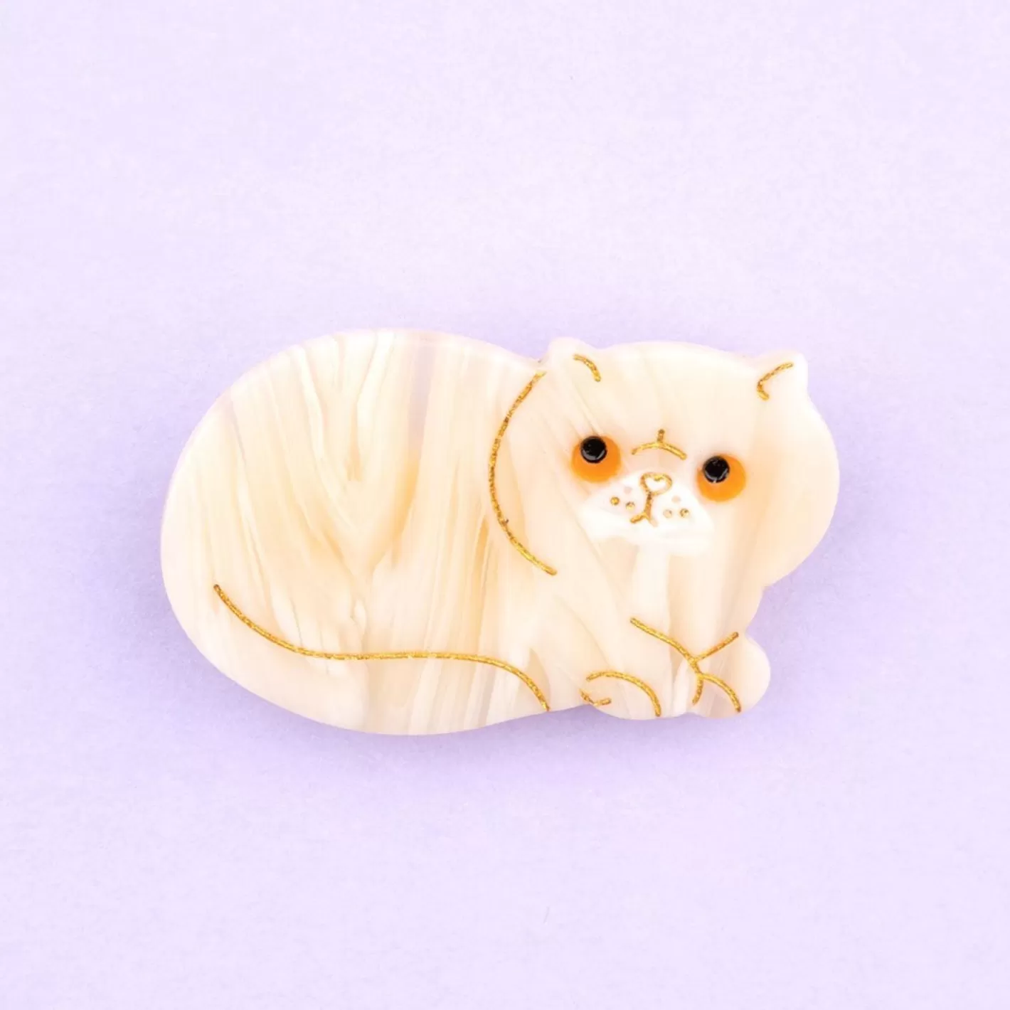 White Exotic Shorthair Cat Hair Clip>Coucou Suzette Online